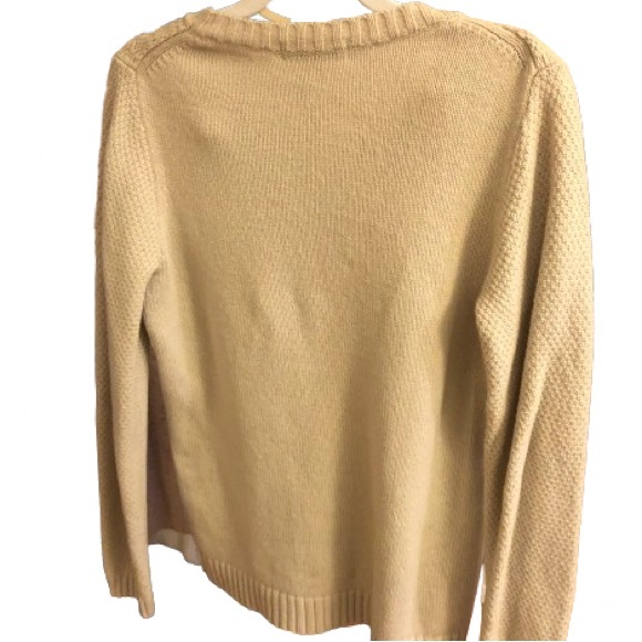 Boden Women’s Knit Sweater Tan Size 8 EUC - Picture 5 of 6
